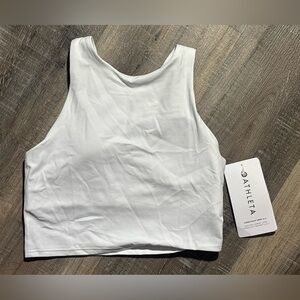 Athleta Women's White Conscious Crop Top